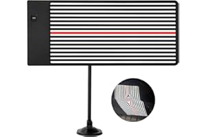 Zilchx Licht für lackfreie Dellenreparatur, Verstellbare Halterung, Karosseriestreifen-Prüflampe und LED-Reflektorboard Paintless Body Repair Tool（18650 Batterie Nicht Enthalten）