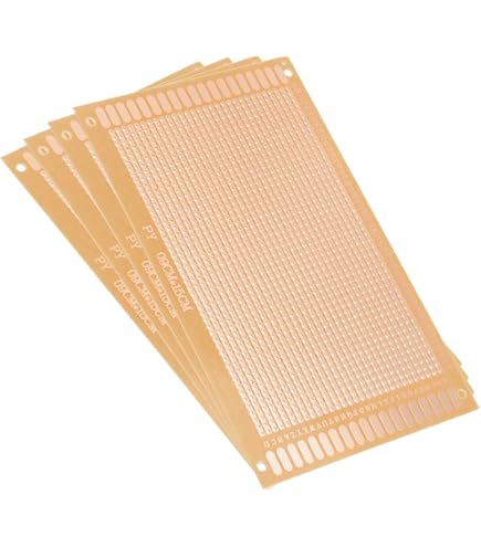 Lot De 5 Plaques PCB Cuivrées FR4 - 200x100x1.5 Mm, Face Simple, Pour Prototypage électronique - 10