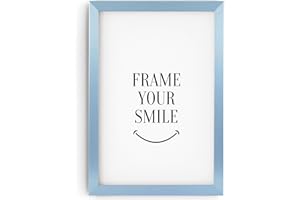 MONFRAME Bilderrahmen Modern - 60x80 cm - Blau - mit Acrylglas