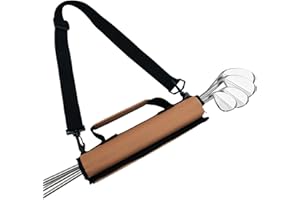 ‎FINGER TEN FINGER TEN Golf Club Tasche Mini Leichtgewicht für Männer Frauen Damen Kinder mit/ohne Ball Beutel Pack, tragbar für Driving Range Carrier Kurs