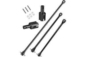 BRCatWPark RC Drive Shaft Dogbone & Diff Outdrive Upgrades Part for 1/5 KRATON 8S BLX Outcast 8S BLX,Centor Driveshaft Axles Dogbone Part,Black