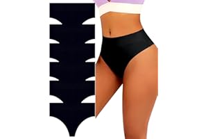 BeReady Bauchweg String Tanga Damen Seamless Slips High Waist Unterhosen Frauen Atmungsaktiv Unterwäsche Mehrpack