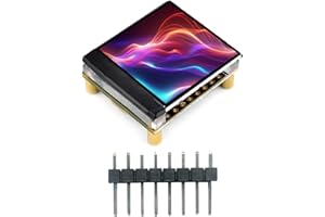 WAVESHARE ESP32-S3 1.3inch Display Development Board 240×240 Pixels 262K Color LCD Screen, Built-in ST7789V2 Display Driver Chip and 6-Axis IMU,SPI Communication