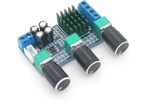 DollaTek XH-M567 DC12-24V 80W x 2 TPA3116D2 Audio Digital de Agudos Regulador de preamplificador pre-Amplificador