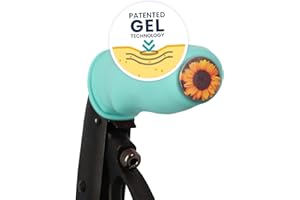 ‎MY ADD ON MyRollerSleeve Ergonomische Griffe fuer Rollstuhl und Rollatoren in trendigen Farben zur Unterstuetzung der Haende beim Gehen, Griff mit Gelpad fuer Senioren Gehhilfe, 21 x 6,5 x 9 cm