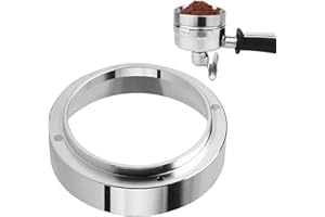 ZARADU 51mm Anneaux De Poudre De Café,Anneau De Dosage De Café En Poudre,Entonnoir De Dosage d'Espresso,Convient Aux Machines à Café Et Constitue Un Outil Indispensable Pour Le Café Infusé à La Main
