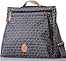 Produktbild PacaPod Lewis Black Tile Designer Baby Changing Bag - Luxury Black Pattern Messenger 3 in 1 Organising System With Convertible BackPack Straps