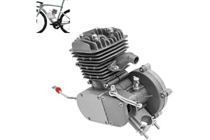 80 CC cykelmotorsats, 2-takts elcykel motor enkelcylinder, 5 500 varv/min, 1,85 kW hög effekt, enkel start, lämplig för 26/28