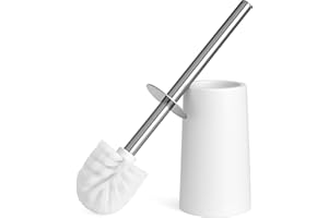 GALATIANS Toilet Brush | Premium Loo Brush And Set For Elegant Bathrooms | Durable And Hygienic Cleaning Solution. (1, White)