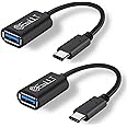 EasyULT Adattatore USB C a USB 3.0 [Confezione da 2], Cavo OTG USB Tipo C, Adattatore OTG USB Tipo C per Trasmissione Dati e 