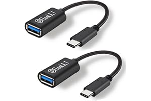 EasyULT Adattatore USB C a USB 3.0 [Confezione da 2], Cavo OTG USB Tipo C, Adattatore OTG USB Tipo C per Trasmissione Dati e Caricare per MacBook PRO, Samsung Galaxy S20 S20+ Ultra S8 S9