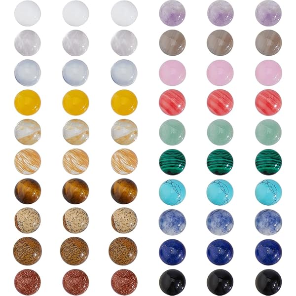 Edelsteen Cabochon Rozenkwarts 25mm - Xitin Beads & Jewelry