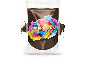 MARBLERS Brown Mica Powder [Coffee Brown] 3oz (85g) | Cosmetic Grade | Epoxy Resin Pigment | Dye | Non-Toxic, Vegan, Cruelty-Free | Lip Gloss, Nails, Body Butter | Bath Bomb, Candle & Soap Making