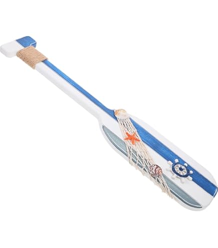 2 Remi Decorativi In Legno Per Parete - Stile Nautico, Per Casa, Spiaggia, Regali Mare (Miniatura) - Foto 9