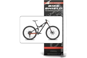 Bike Shield Chainstay and Cable Shield Kit, Transparent Gloss