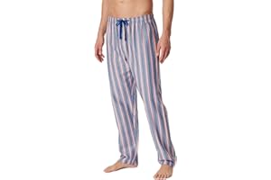 Schiesser Spodnie od pidżamy Mężczyźni Długie spodnie do spania Web - Mix + Relax