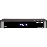 TELESTAR TELETWIN HD - Twin SAT Receiver (Full HD Twin Tuner, Radio, USB PVR Aufnahmefunktion, SAT>IP, Bluetooth Senden, Apps