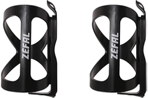 ZEFAL Pack Wiiz Porte-Bidon - Pack de Deux Porte Bidons Vélo Souple à l'Introduction Latérale - Noir