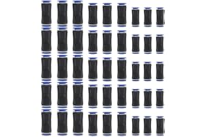 HEQISHUN 45 Pcs Straight Push Connector, Plastic Pneumatic Air Line Connectors, Quick Release Pneumatic Fittings, Straight Union Push to Connect Fittings for 6/8/10mm PU Hoses & Nylon Tube