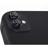 Babilden iPhone 11 İle Uyumlu Kamera Lens Koruyucu Al&uuml;minyum Alaşım &Ccedil;er&ccedil;eveli Tempered Glass (Siyah)