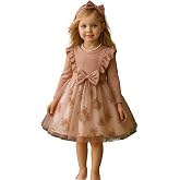 Girls Floral Tulle Cotton Birthday Gift Casual Dress