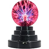 Lampada a sfera al plasma, Luce della Sfera Plasma Ball Lava Lamp Globo USB Fulmine notturno sensibile al tocco Regalo magico