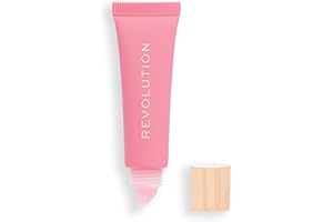 REVOLUTION BEAUTY LONDON Makeup Revolution, Juicy Peptide Lip Balm, Hydrating Lip Balm with Sheer Colour, Infused with Vitamin E & Peptides, Pink Strawberry, 8ml