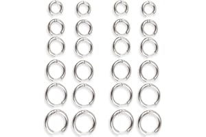 JYNXOR 12 Pares Pendientes de Aro, Pendientes Aro Pequeños Para Mujer Hombre, Pendientes Acero Inoxidable, Pendientes Hombre, Pendientes de Aro de Plata para Mujer, Pendientes de Aro de Cartílago