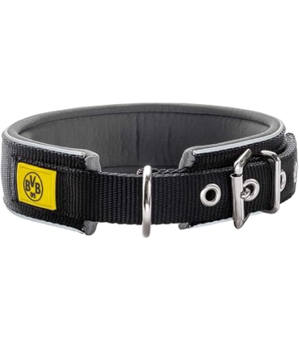 HUNTER Hondenhalsband Amalfi, kleur: marineblauw, veganistisch, nappa