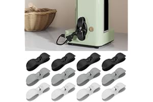 Câble Organisateur pour Appareils de Cuisine,Forreen 12 Pcs Organiseur de Cordon pour Appareils Électroménagers Auto-Adhésif Gomme Support de Cordon pour Petits Appareils Accessoires Cuisine Câble