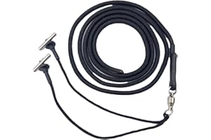 GB FALCONRY SUPPLIES Falconry Bullet Jesse with Sampo swivel and Leash.medium