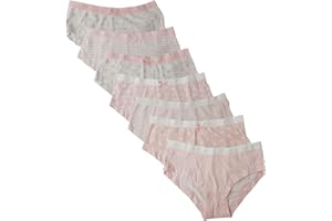 Style It Up Girls Toddlers Plain Cotton Briefs Underwear - 100% Cotton Soft Girl Pants Knickers - Age Range 3-15 Years - from Nursery to School - Available as 7 and 14 Packs