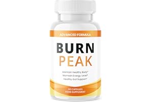 SUPPSKO NEEDS Burn Peak Advanced Formula 60 Capsules 1 Month Supply Vegan Friendly Non GMO