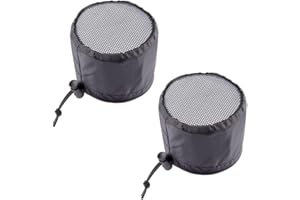 TOPHOMER 2Pcs 4 inch Grow Tent Vent Cover, Duct Filter Net with Fixed Buckle, Dust Proof Mesh Screen for Plant Growth Tent Ventilation Exhaust Fan