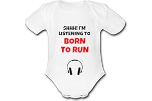 Psychobaby Born To Run Music Baby Bodysuit CUTOMISABLE Change The Song or Enter Any Band/Artist name INSTANT PREVIEW AVAILABLE