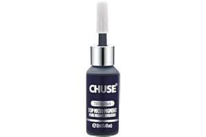 CHUSE T101 Top nero Colore cosmetico dell'inchiostro del tatuaggio di trucco del pigmento di Microblading micro pigmento SGS passato, DermaTest 12ml (0.4fl.oz)