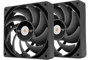 Thermaltake TOUGHFAN 14 Pro High Static Pressure PC Cooling Fan, PWM Controlled 500~2000 RPM, Air Flow 70.8 CFM, Gen.2 Hydraulic Bearing 140mm Case/Radiator Fan (1 Pack)