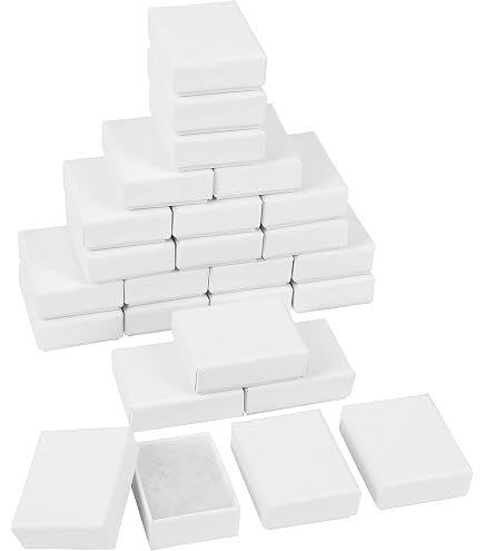 Fahibin 24 Pezzi Scatole Regalo Per Gioielli,Scatoline Piccole