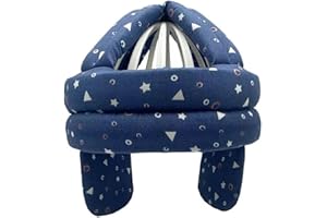 JAWSEU Elderly Head Safety Helmet, Anti-Fall Protective Hat Adjustable Head Protection Hat Breathable Anti-Collision Hat Elderly Protection Cap