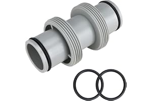 Taixinpower Pool Replacement Dual Split Hose Above Ground Plunger Valve - Shut-Off Valve with Dual Inlets for Easy Pool Fittings and Maintenance (2-Interface 1.5-inch to 1.5-inch)