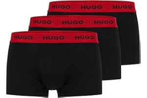 HUGO BOSS HUGO Trunk Triplet Pack Caleçon Boxeur, noir2, XL Homme