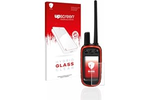 upscreen Protecteur d´Écran en Verre Trempé pour Garmin Alpha 100 – Glass-Plastique 9H Dureté