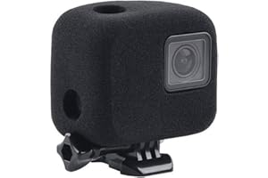 RALSPEC Windslayer Foam Cover for GoPro HERO 5/6 / 7 Black Wind Blocker Noise Reduction Cancelling Windshield Muffler Case Go Pro Slayer
