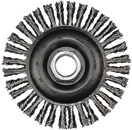 ADVANCE BRUSH --- SKU # --- 410-82191 82191 --- 4" STRINGER BEAD WHEEL .020 CS WIRE M14X2.0 THR --- 1 BOX of 10 *** PRODUCT SHIPS DIRECT FROM THE USA, AND MAY REQUIRE CUSTOMS IMPORT CLEARANCE.