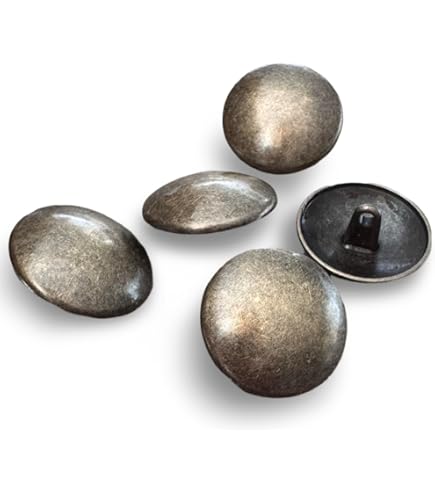 QUARKZMAN 5 stuks knopen 20 mm buttons om aan te naaien, marmerpatroon