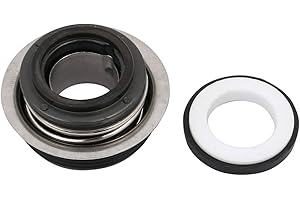 UXCELL sourcing map Garniture Joint mécanique de Pompe à Eau de Soufflet en Caoutchouc de diamètre Interne du Ressort 14mm en métal