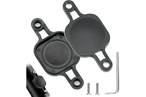 ZUROKI Supporto per bicicletta AirTag, Supporto Bicicletta AirTag con viti e strumenti di sicurezza, utilizzato per la protezione impermeabile, Supporto universale per bicicletta AirTag con viti antifurto