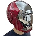 oustanl Electronic Iron Man Mk5 Helmet 1:1 Wearable Marvel Helmets Voice Control Electric Opening and Closing Iron Man Mask with Touch Sensor, Avengers Movie Role-playing Halloween Costumes-onesize
