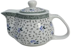 VV8OO Théière en porcelaine 500 ml avec infuseur amovible en acier inoxydable (fleur)