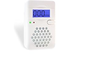 RAHOLY Carbon Monoxide Alarm Detector，EN 52091 Certified CO Alarm Detector with Digital Display，Carbon Monoxide Alarms for Home Safety(Batteries Not Included)